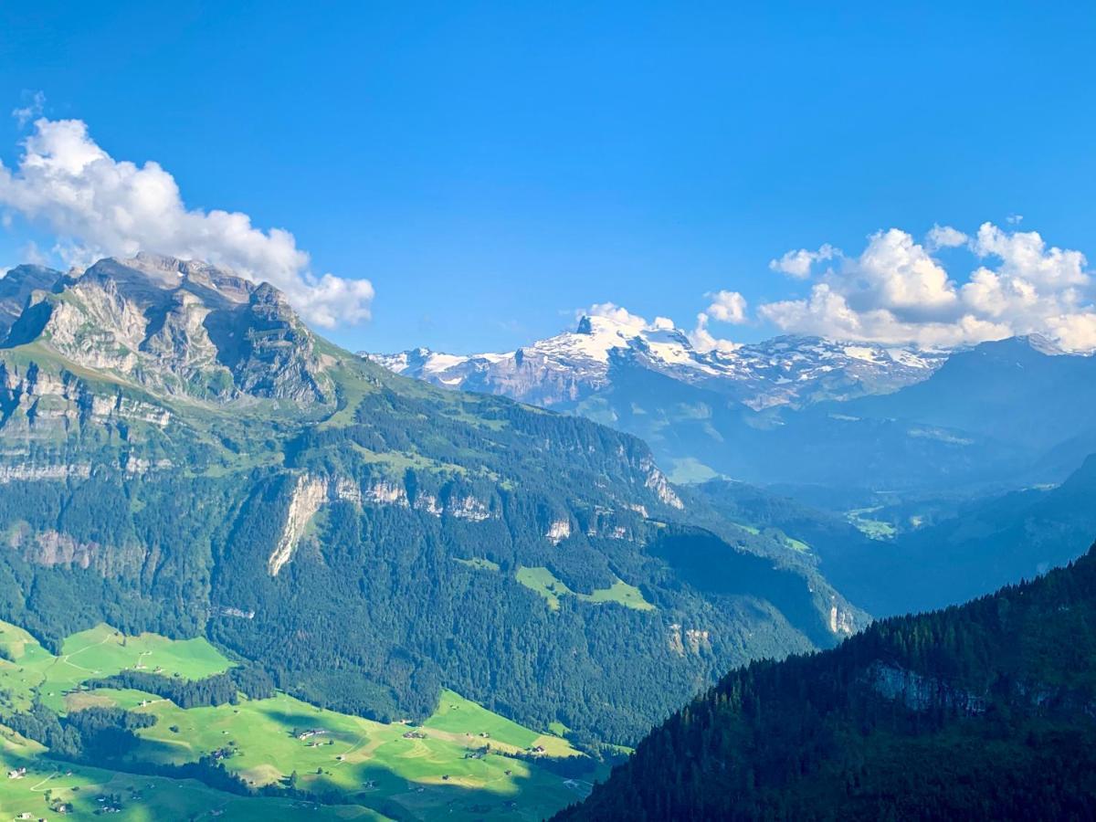 The Swiss Paradise 2 Apartment With Garden, Whirlpool, And Mountain Panorama Wirzweli ภายนอก รูปภาพ