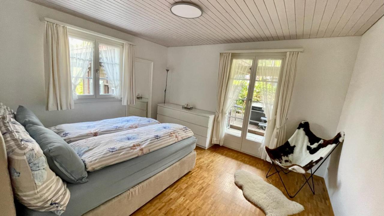 The Swiss Paradise 2 Apartment With Garden, Whirlpool, And Mountain Panorama Wirzweli ภายนอก รูปภาพ