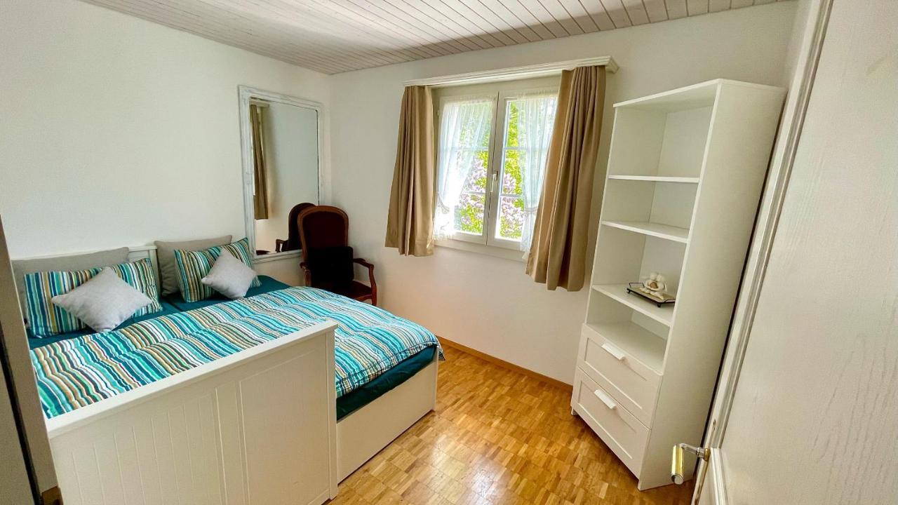 The Swiss Paradise 2 Apartment With Garden, Whirlpool, And Mountain Panorama Wirzweli ภายนอก รูปภาพ