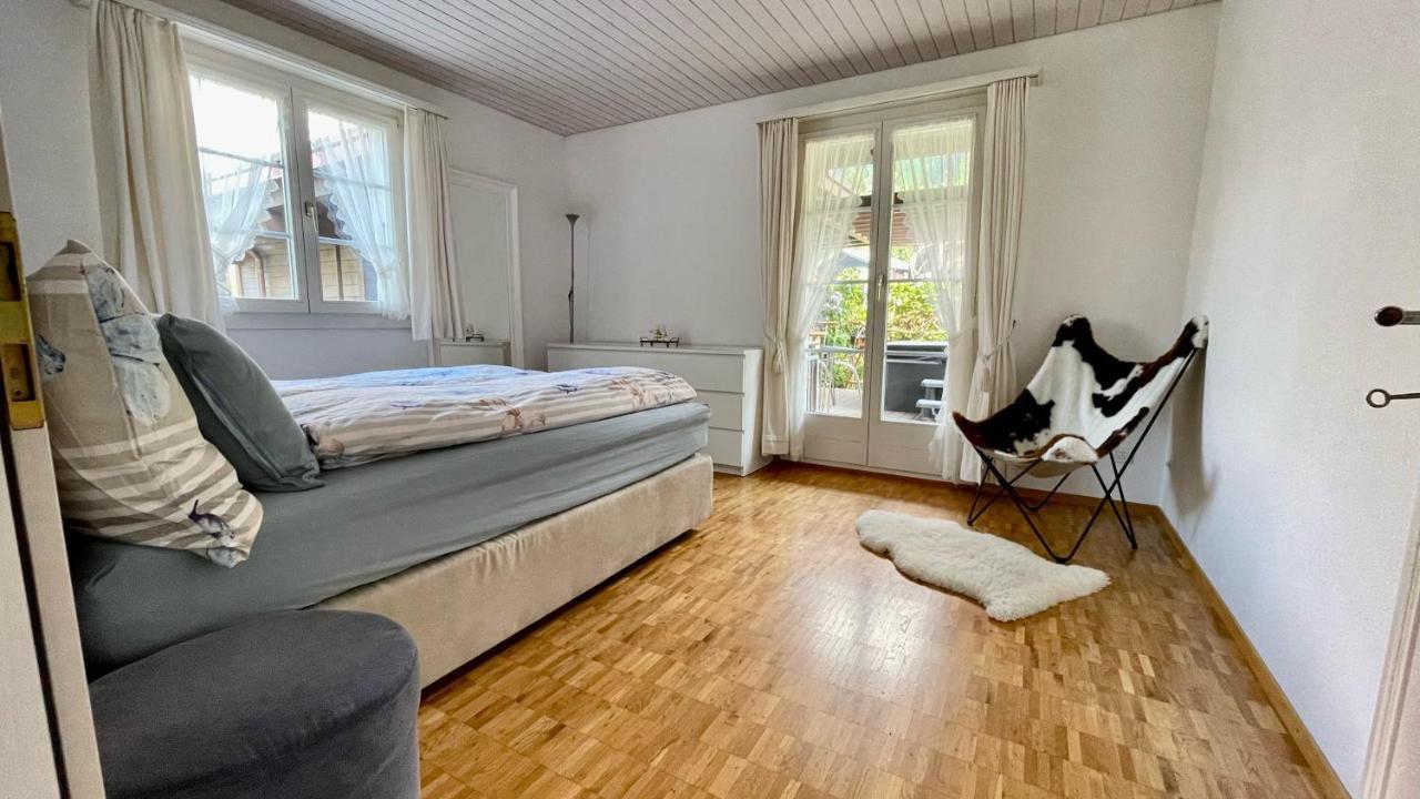 The Swiss Paradise 2 Apartment With Garden, Whirlpool, And Mountain Panorama Wirzweli ภายนอก รูปภาพ