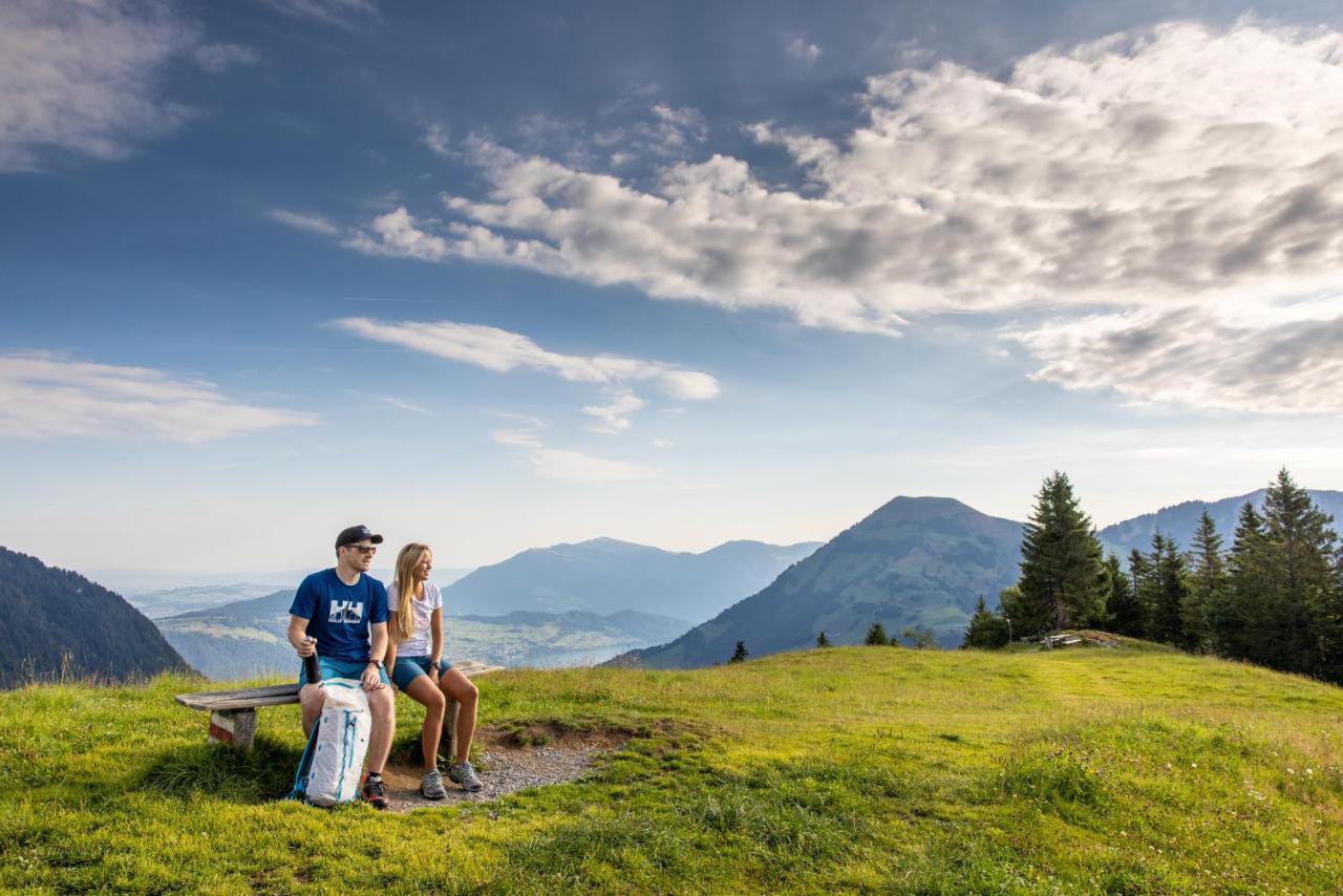 The Swiss Paradise 2 Apartment With Garden, Whirlpool, And Mountain Panorama Wirzweli ภายนอก รูปภาพ