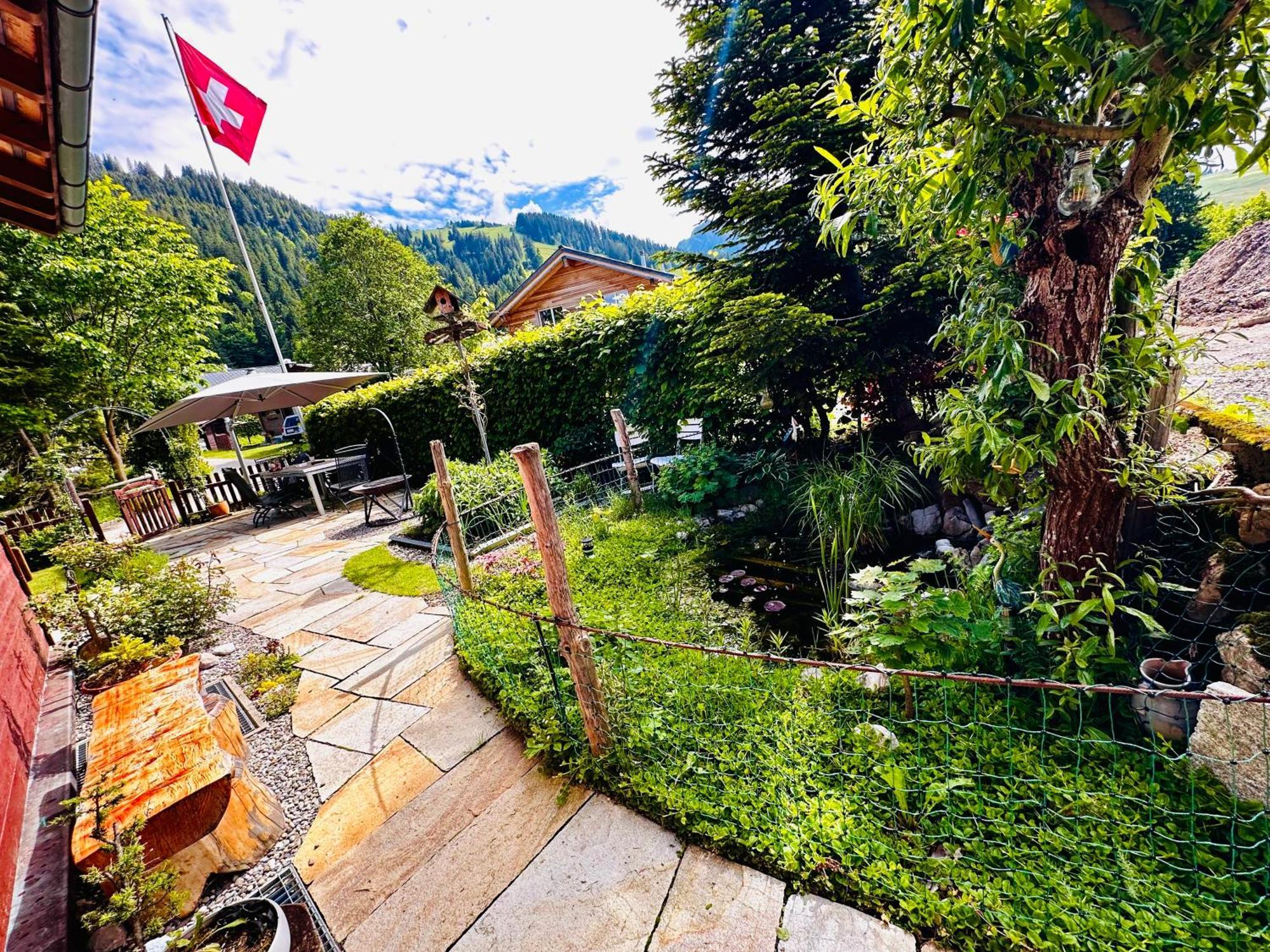 The Swiss Paradise 2 Apartment With Garden, Whirlpool, And Mountain Panorama Wirzweli ภายนอก รูปภาพ