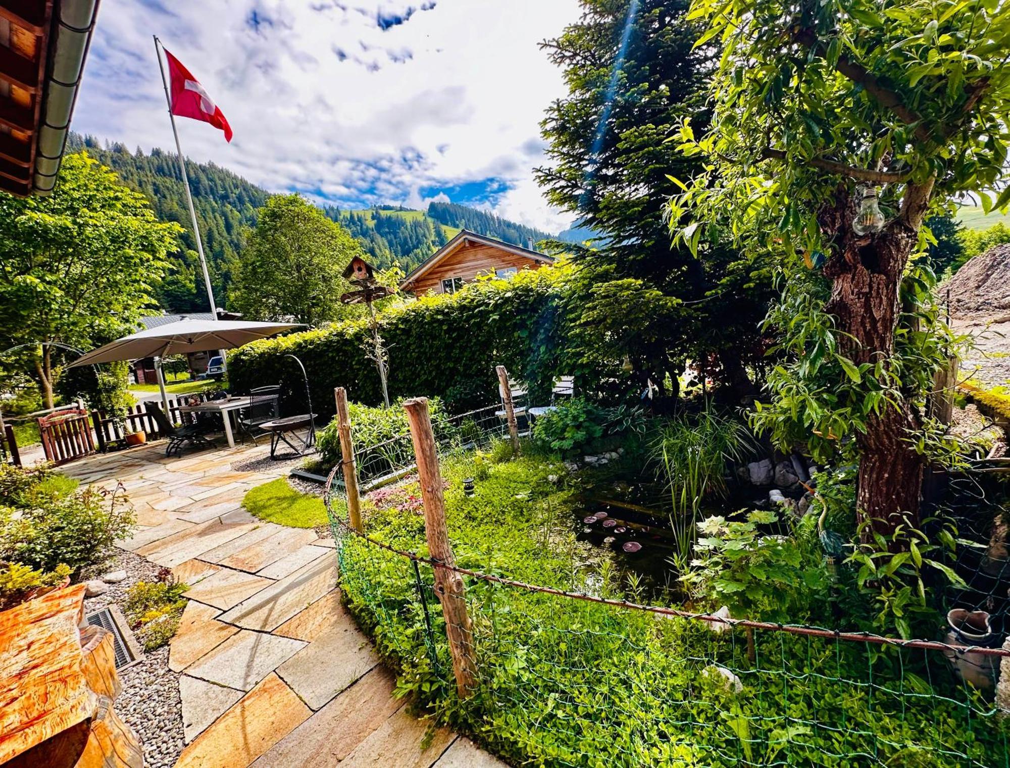 The Swiss Paradise 2 Apartment With Garden, Whirlpool, And Mountain Panorama Wirzweli ภายนอก รูปภาพ